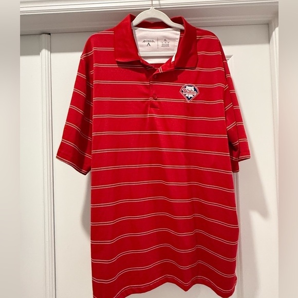 Phillies baseball polo size xl in Red - Picture 2 of 6